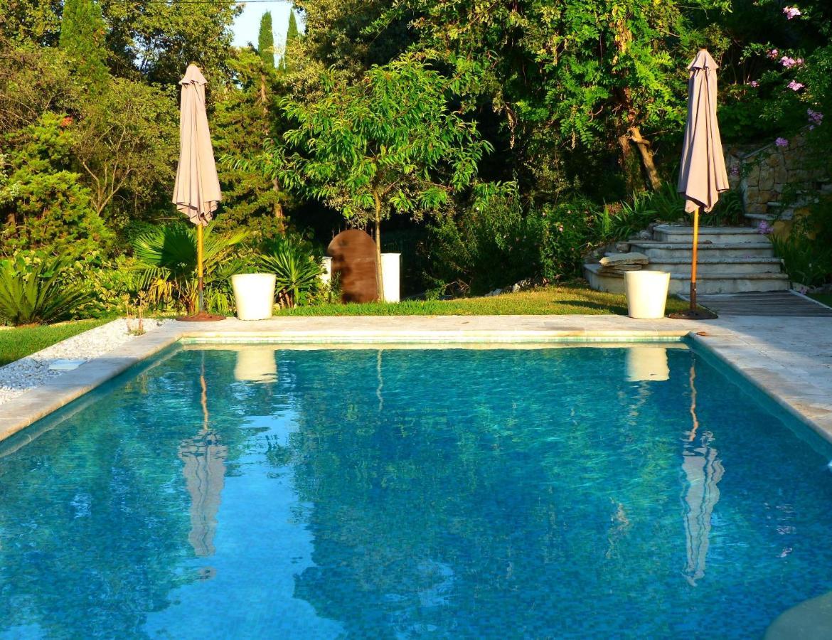 Ô Tilia d'Azur Bed & Breakfast Roquefort-les-Pins Exterior foto