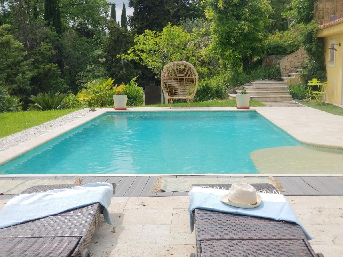 Ô Tilia d'Azur Bed & Breakfast Roquefort-les-Pins Exterior foto